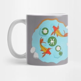 Pisces On A Pond Mug